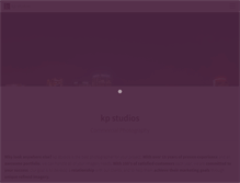 Tablet Screenshot of kpstudios.com